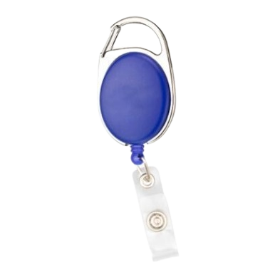 Badge jojo clip blauw mat