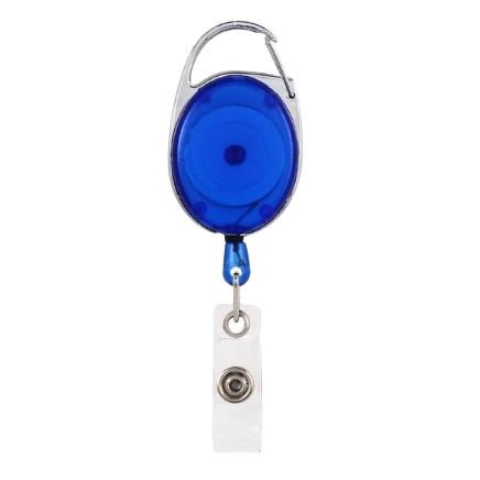 Badge jojo clip blauw transparant