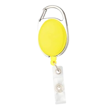 Badge jojo clip geel mat