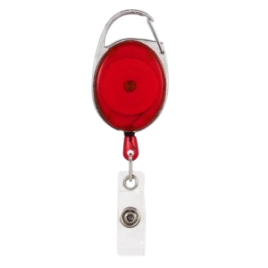 Badge jojo clip rood transparant