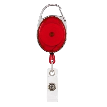 Badge jojo clip rood transparant