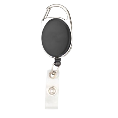 Badge jojo clip zwart mat