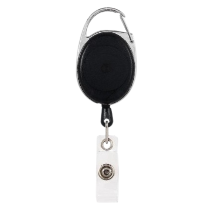 Badge jojo clip zwart transparant