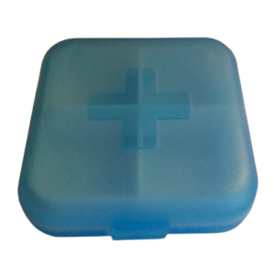 Medicijnbakje blauw