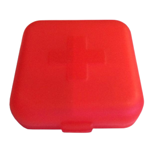 Medicijnbakje rood