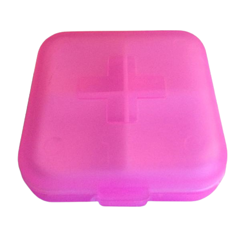Medicijnbakje roze 1