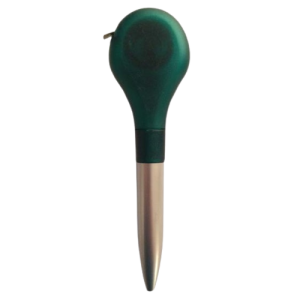 Pen met meetlint groen