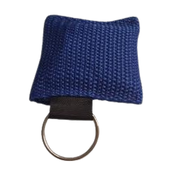 Reanimatiemaskers sleutelhanger blauw