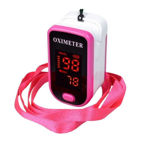 Saturatie hartslagmeter roze