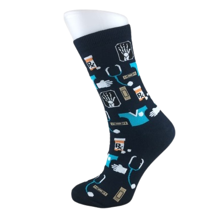 Sokken X-ray blauw 1