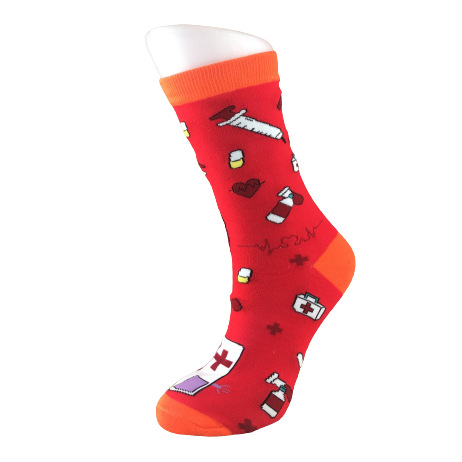 Sokken stethoscoop rood 1
