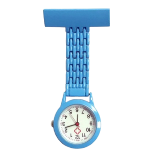 Verpleeghorloge blauw