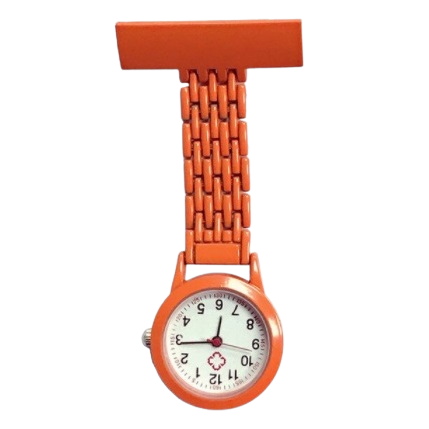 Verpleeghorloge oranje